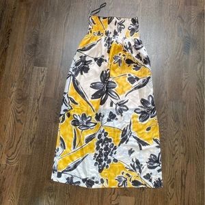 BCBG Silk Strapless Maxi Dress - M